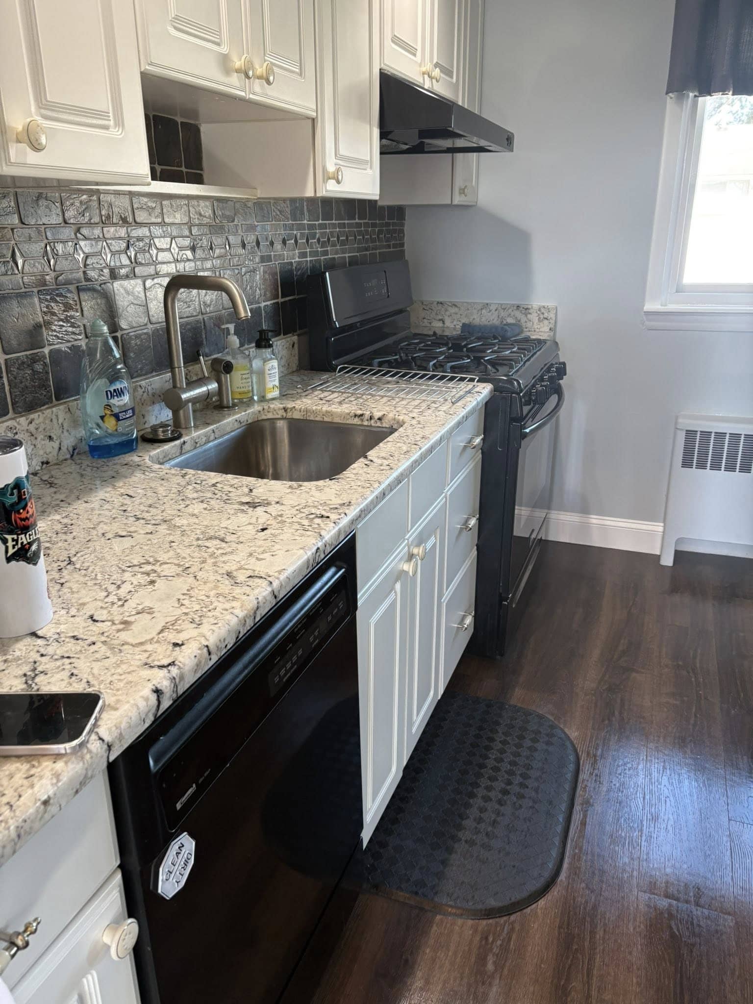 kitchen cleaned